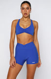 Race Me Sports Bra Electric Blue