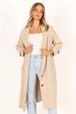Ivy Button Front Coatigan Oatmeal