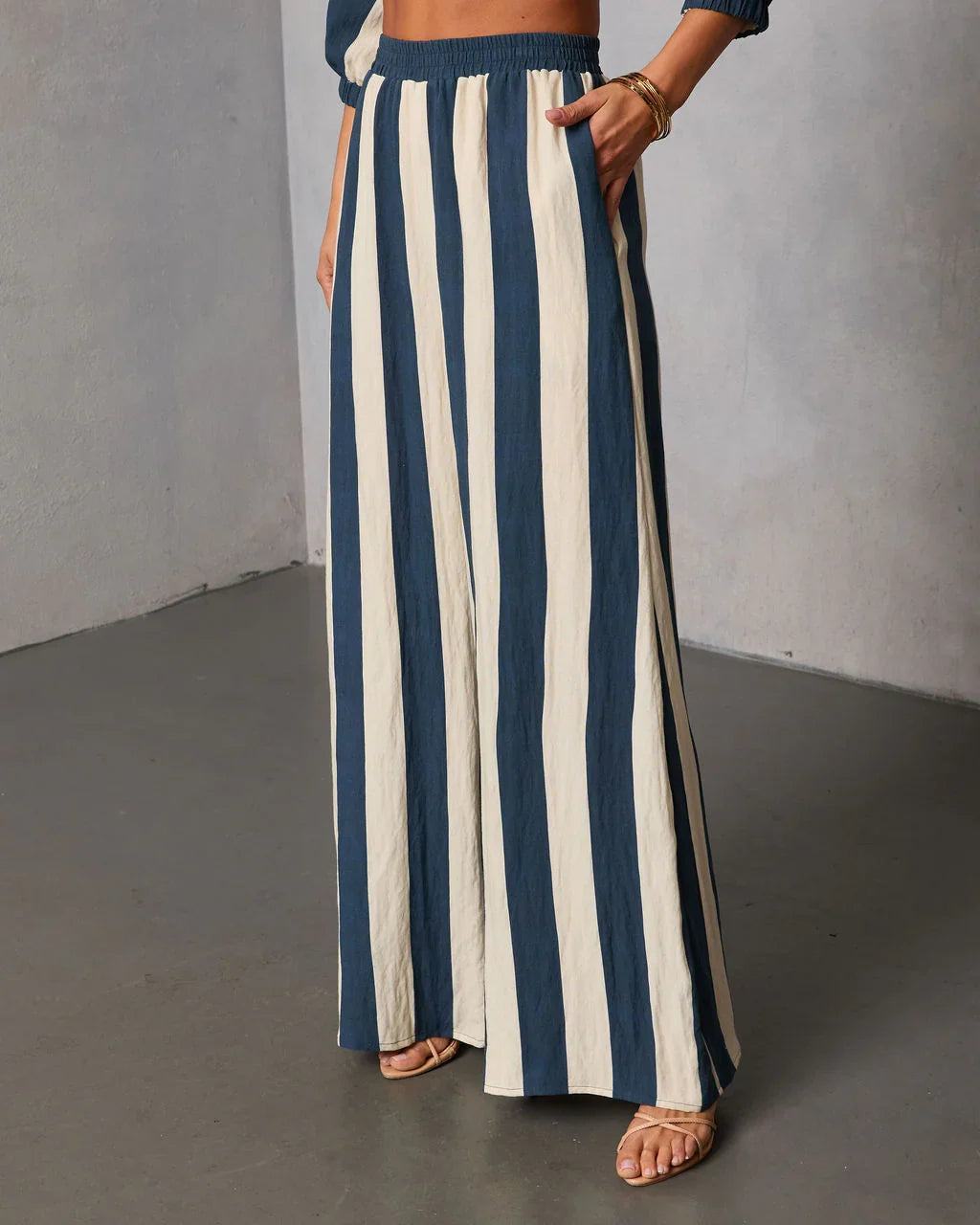 Sorina Striped Wide Leg Pants