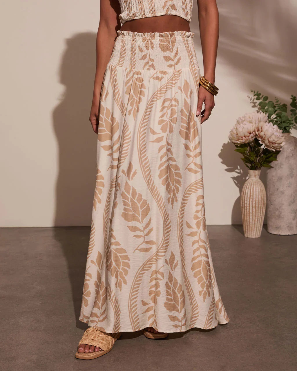 Coastal Views Tropical Maxi Skirt
