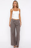 Starlight Riot Low Rise Pants Mocha