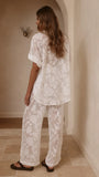 Mollie Lace Shirt White