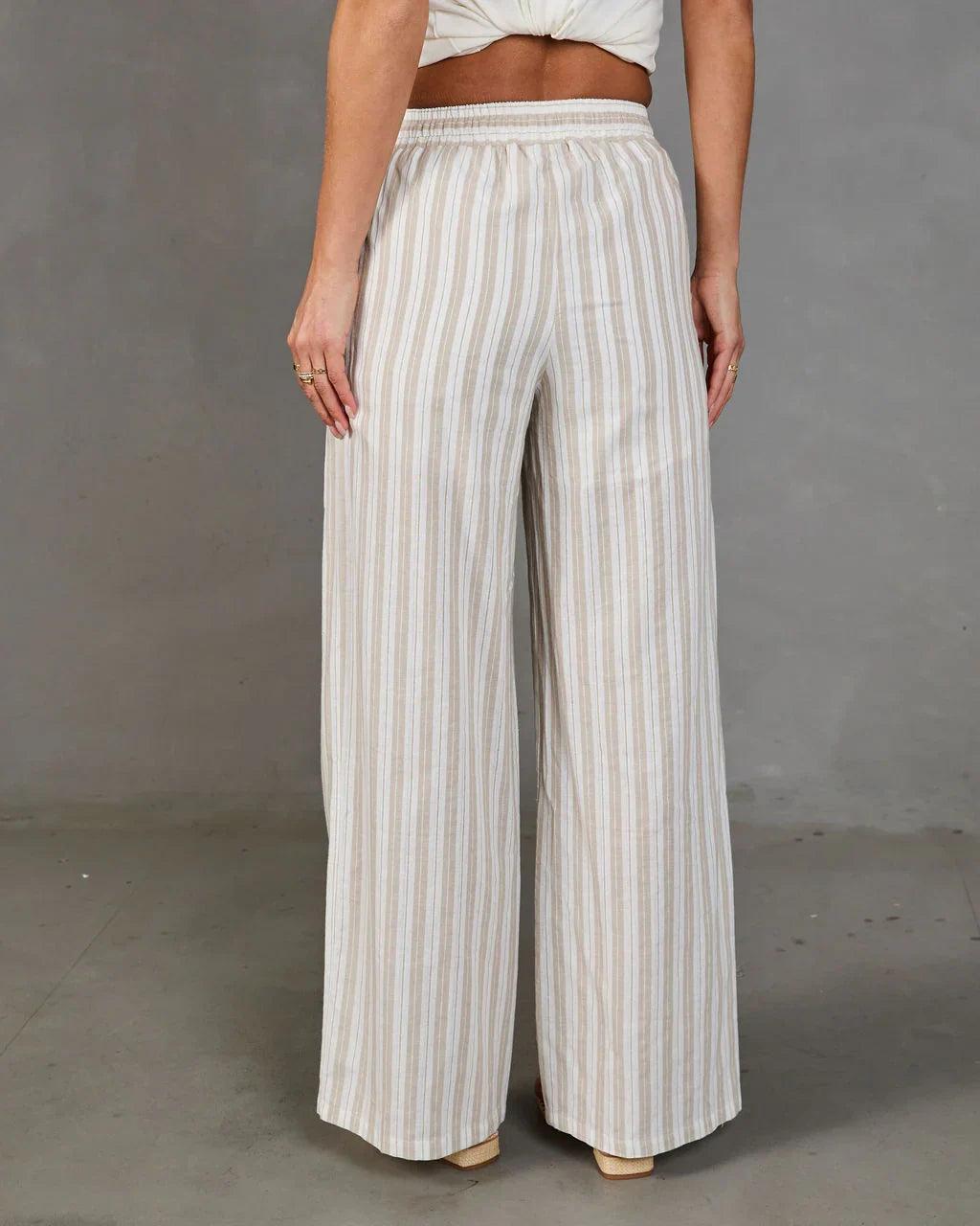 Delicate Balance Striped Drawstring Pants