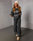 Sleighbell Snow Fair Isle Snowflake Sweater