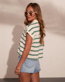 Closet Society Striped Collared Top