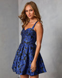 Isla Brocade Mini Dress
