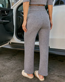Reysa Ribbed Knit High Rise Pant
