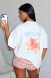 Care For You Oversized Tee White