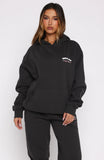 Lucky Thirteen Cheyenne Oversized Hoodie Charcoal