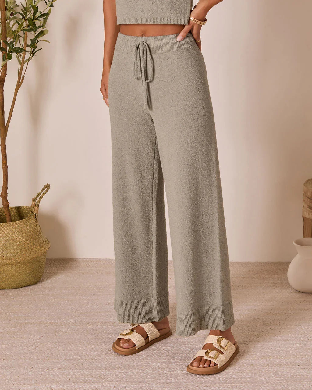 Drift Together High Rise Wide Leg Pants
