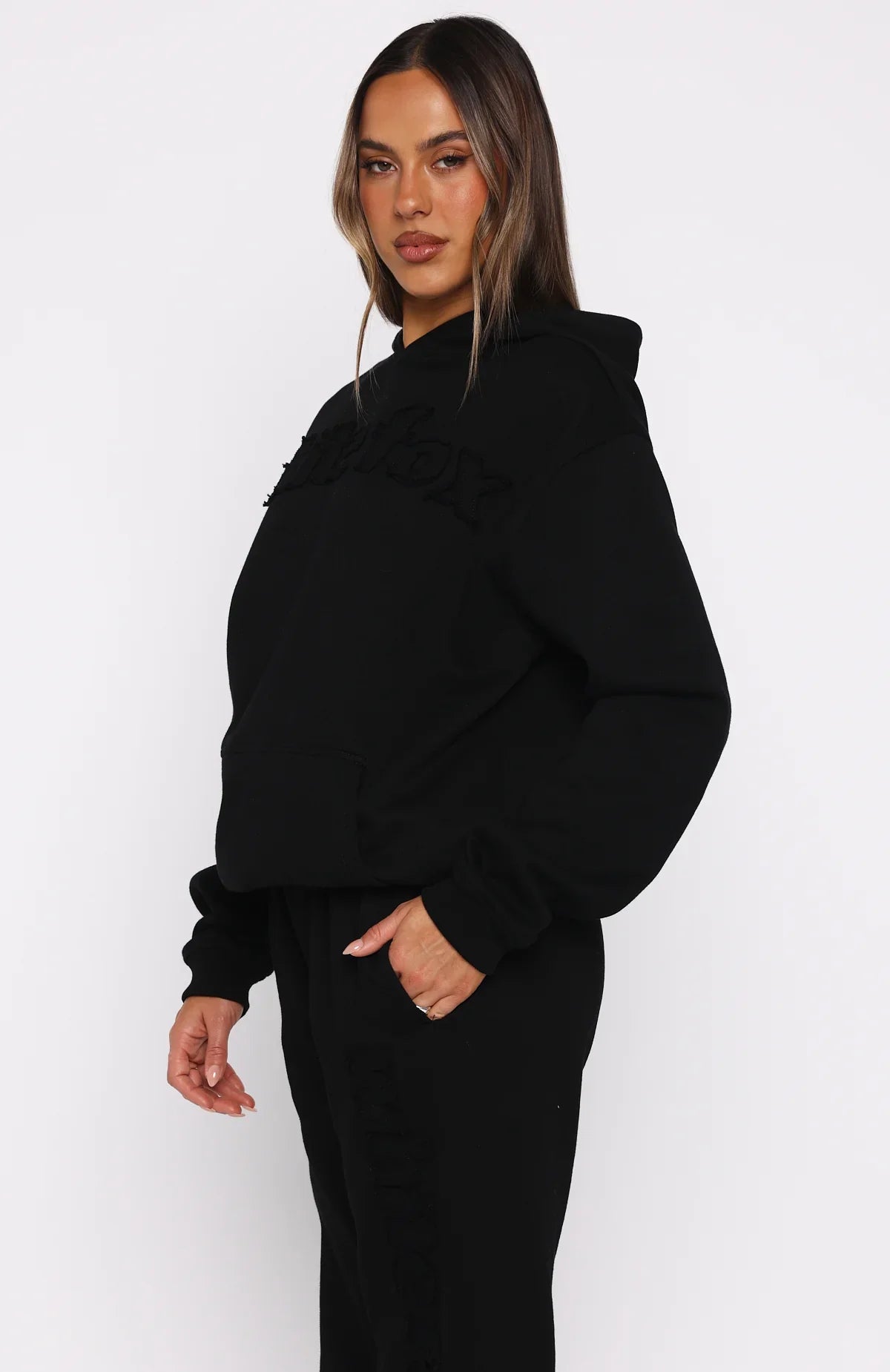 From The Archives Lexi Oversized Hoodie Black