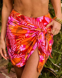 Sunkissed Glow Floral Wrap Tie Sarong