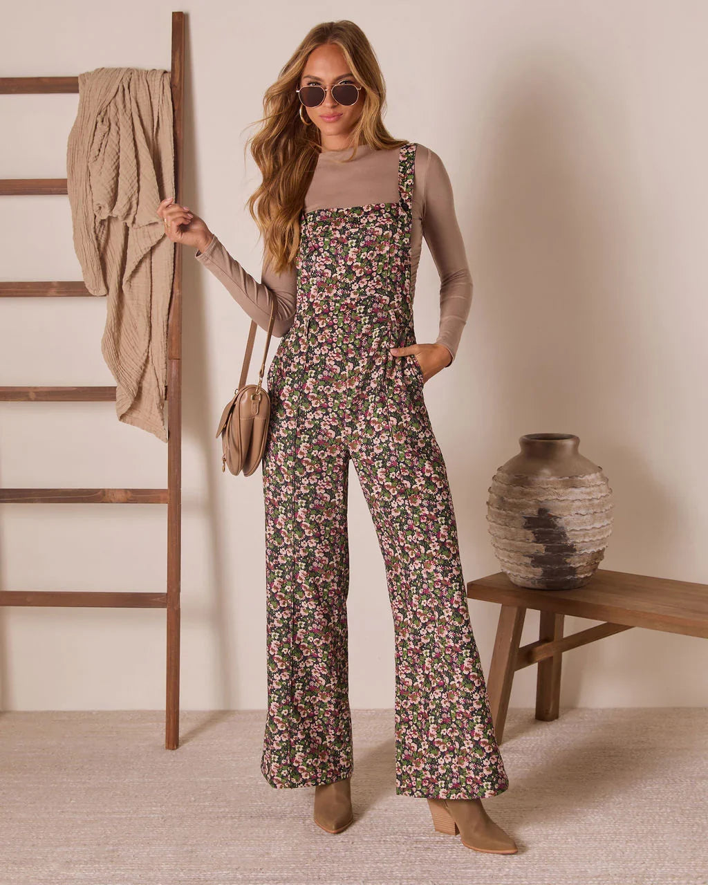Laurel Muse Printed Overalls