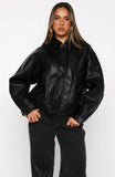 Retrograde PU Jacket Black