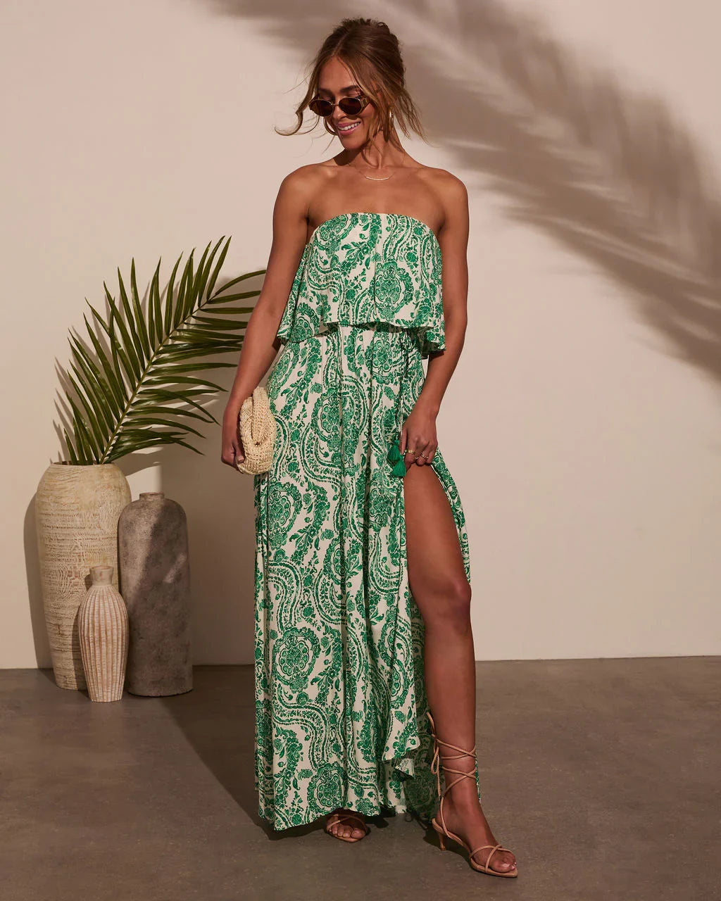 Elsa Paisley Maxi Dress