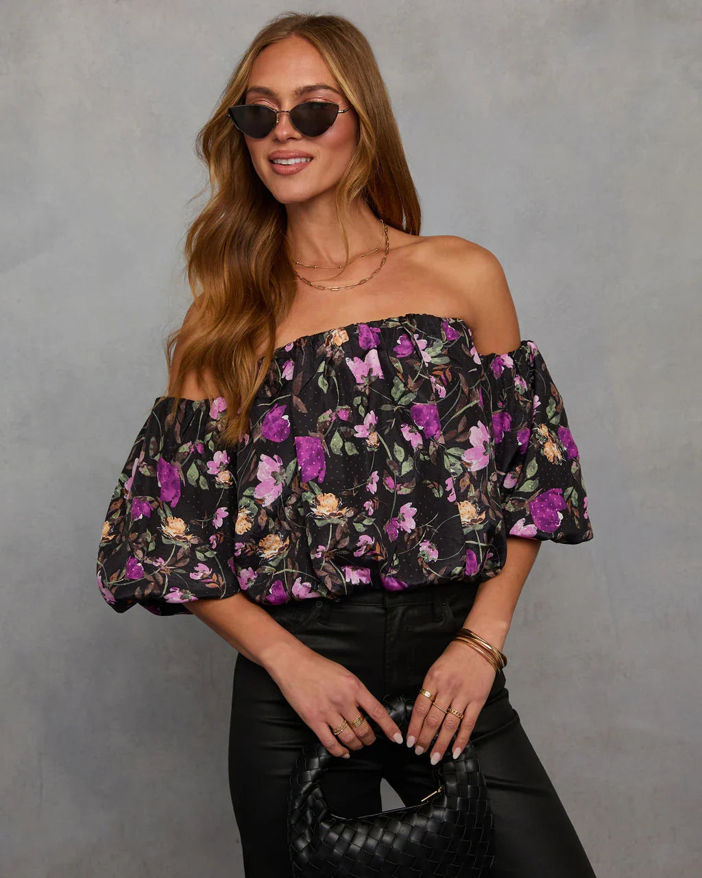 Everlyn Off The Shoulder Floral Blouse