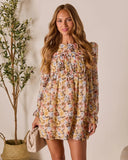 Forever Muse Pleated Mini Dress