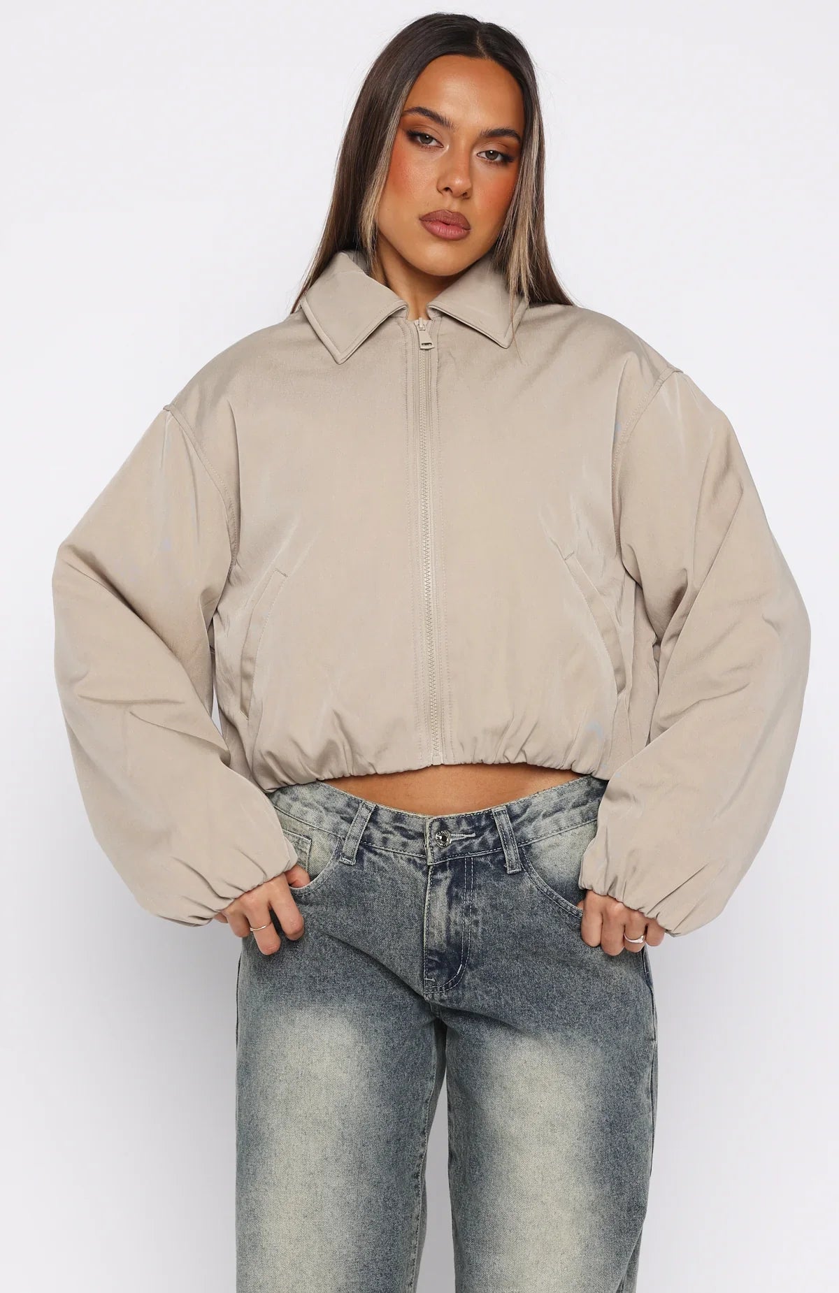 Back To Friends Jacket Sand