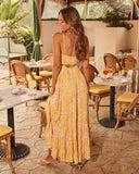 Beachy Bloom Floral Maxi Dress