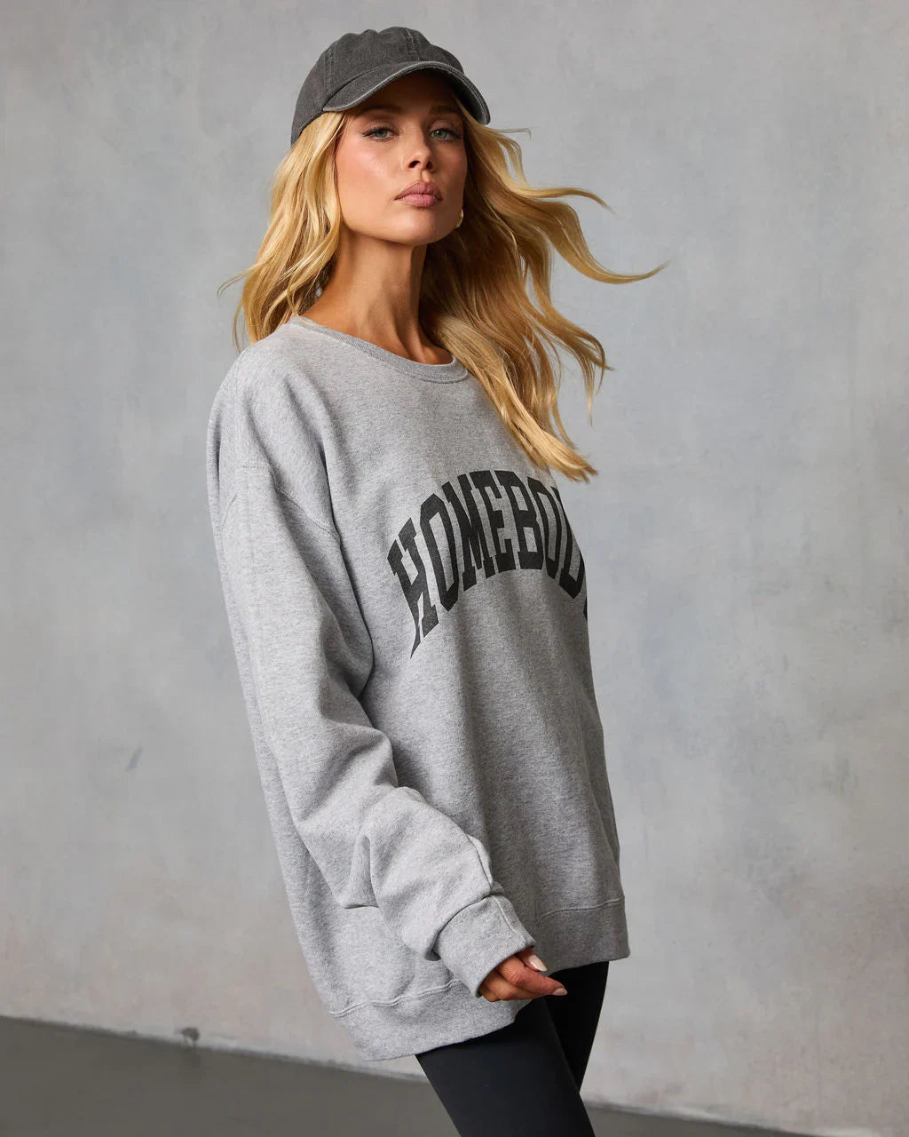 Homebody Chic Graphic Sweatshirt