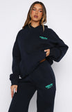 Release 15 Kiana Oversized Hoodie Navy