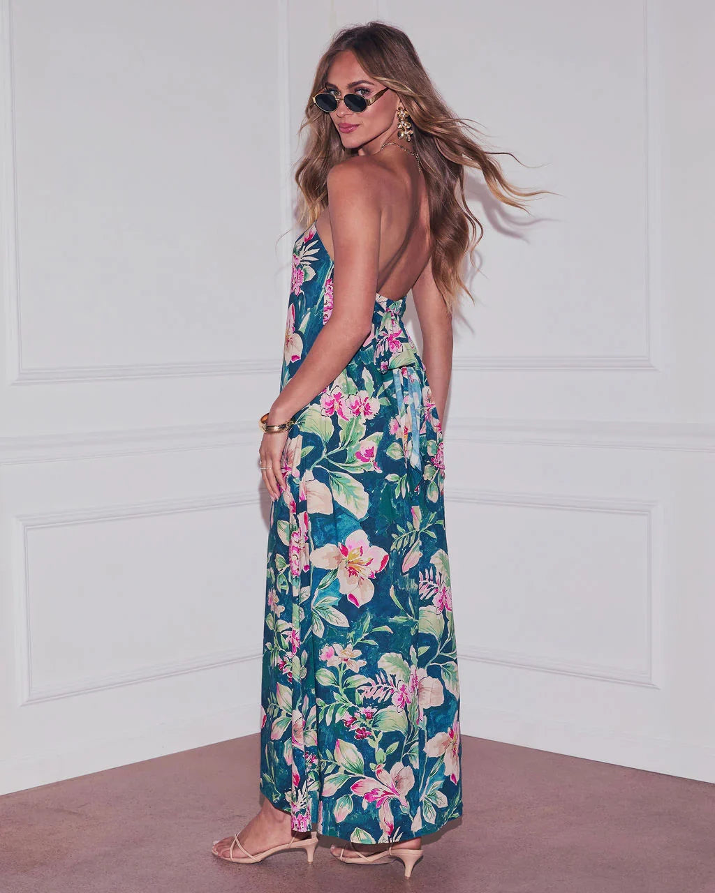 Reighlen Strapless Slip Maxi Dress