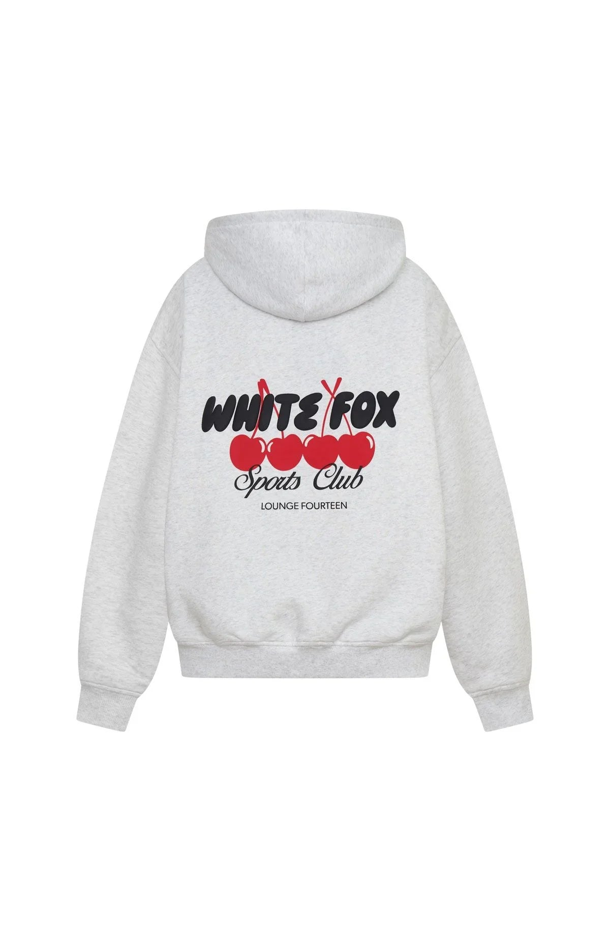 Club 14 Cassie Boxy Hoodie Grey Marle
