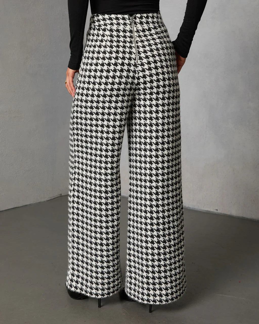 Seeley Houndstooth Straight Leg Pant