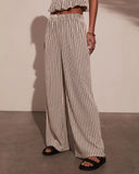 Mystic Wanderer Striped Wide Leg Pants