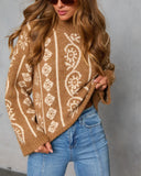 Homebody Season Abstract Sweater