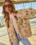 Belenda Print Fleece Jacket