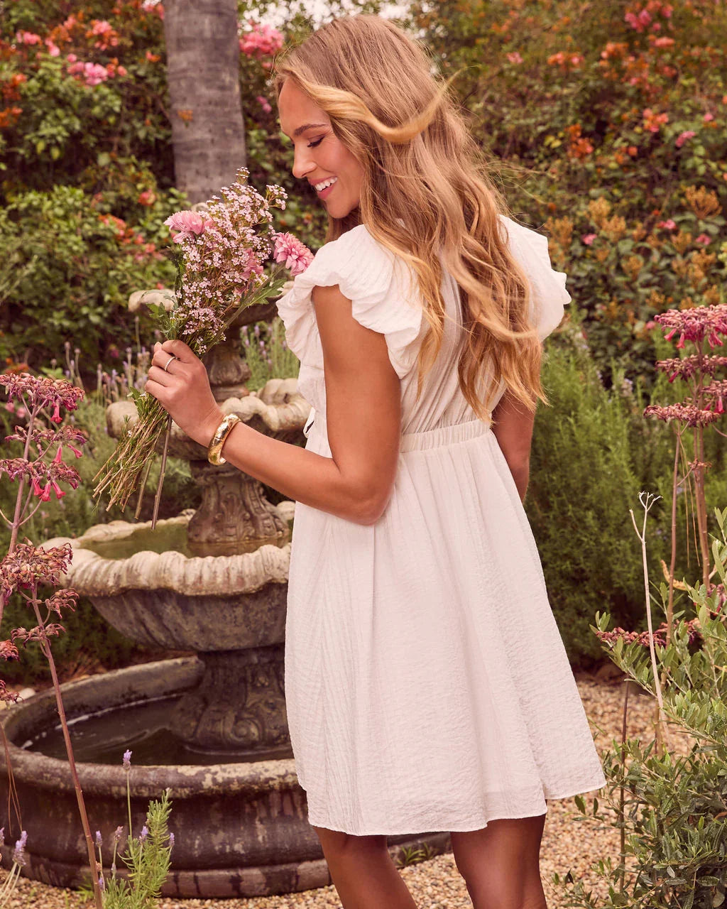 Gigi Puff Sleeve Babydoll Mini Dress