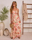 Sunlit Buds Floral Maxi Dress
