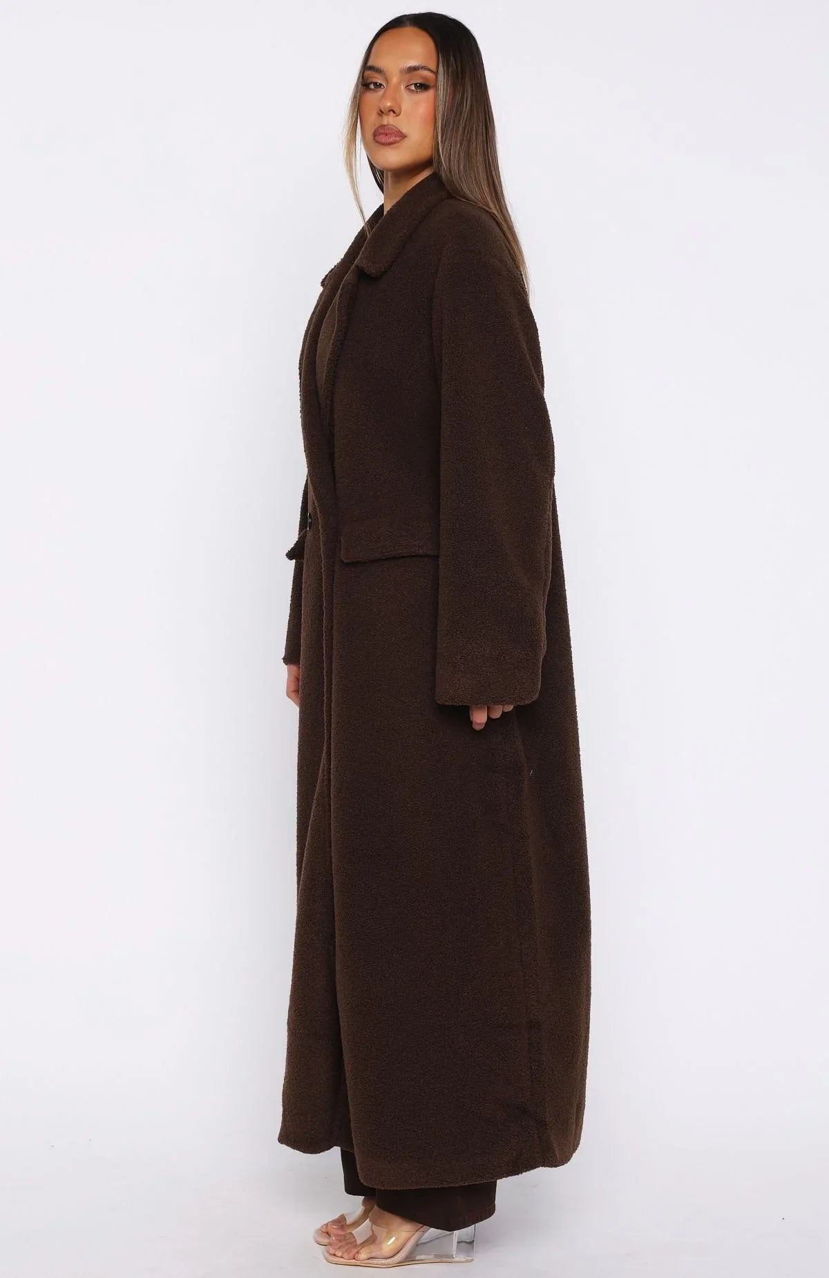 Got To Go Teddy Coat Coffee