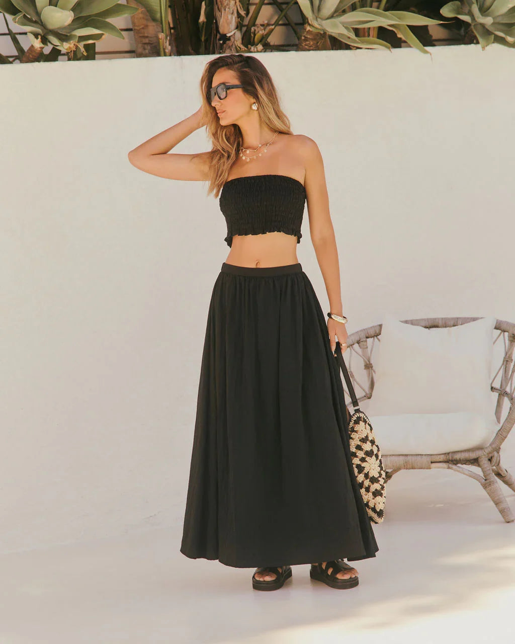 Sunveil Ripstop Maxi Skirt