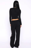 Luxurious Girl Track Pants Black