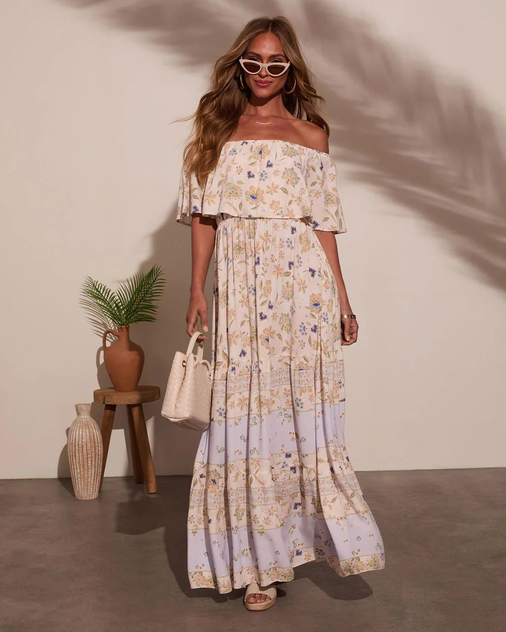 Niah Off The Shoulder Maxi Dress