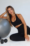 Pace Seamless Sports Bra Black